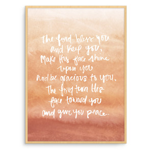 OMBRE BLESSING LYRICS - 8x10 PRINTS