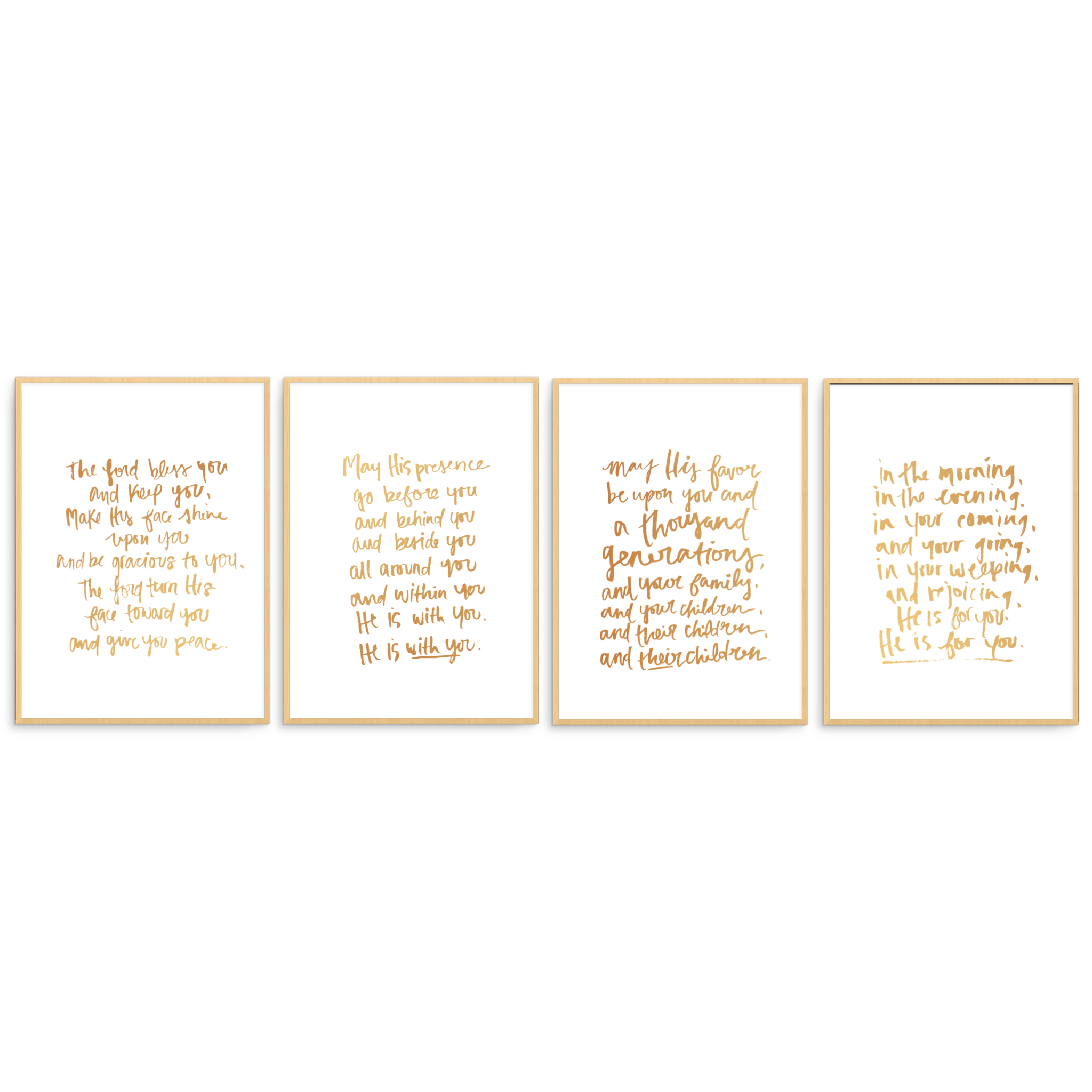 GOLD BLESSING LYRICS - 8x10 PRINTS – Kari Jobe Official Store